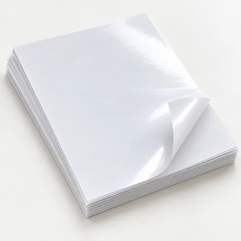 Glossy sticker paper